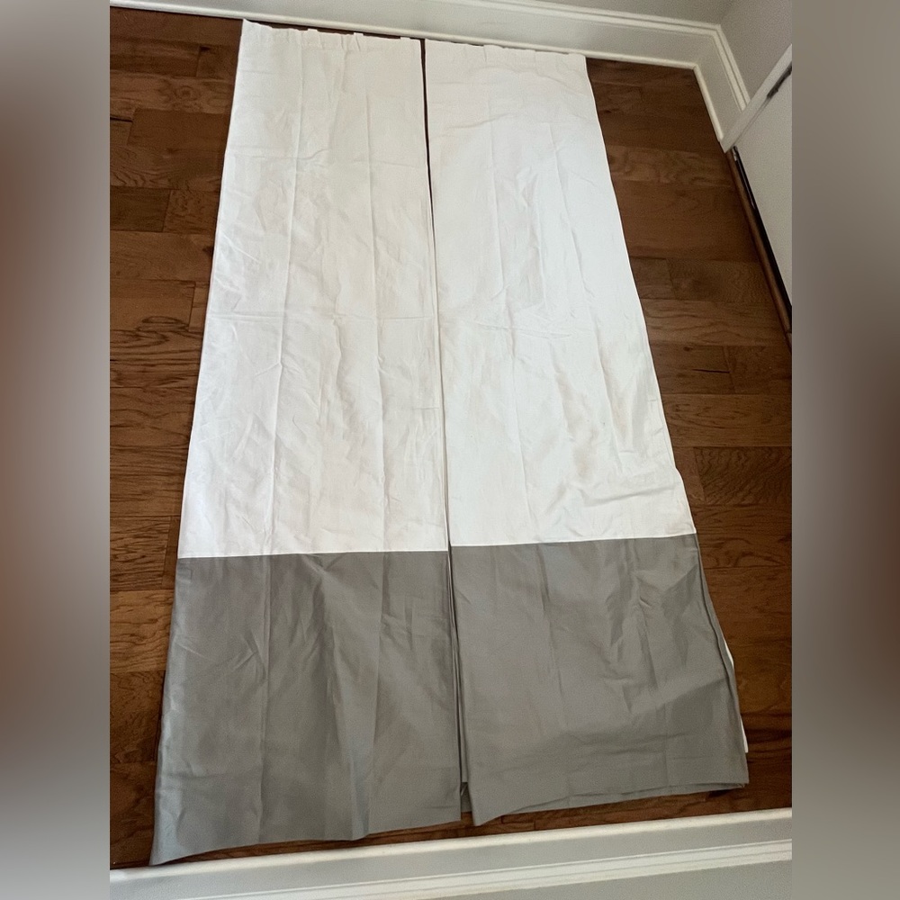 Pottery Barn Colorblock drapes/curtains